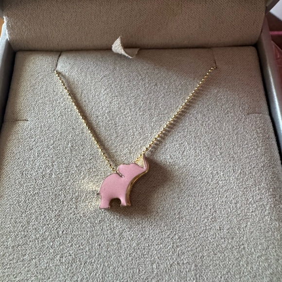 Alex Woo 14k Gold & Enamel Good Luck Elephant 🐘 Necklace 18” - Picture 2 of 10